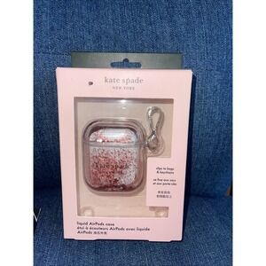 Kate Spade‎ New York Apple AirPods Pro Protective Case Red Glitter